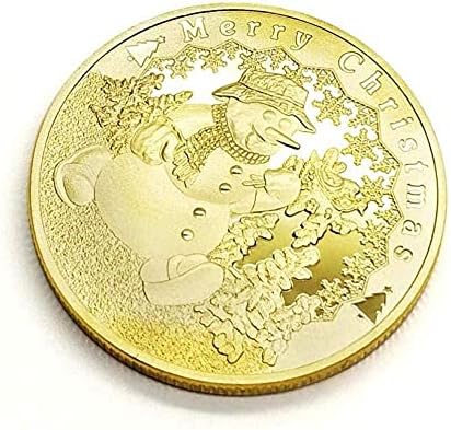 מטבע אתגר [Edelweiss-Gold משובץ יהלום] קישוט מתנות זיכרון מתנות שלג ילדים צעצוע העתק מתנה עבורו אוסף מטבע